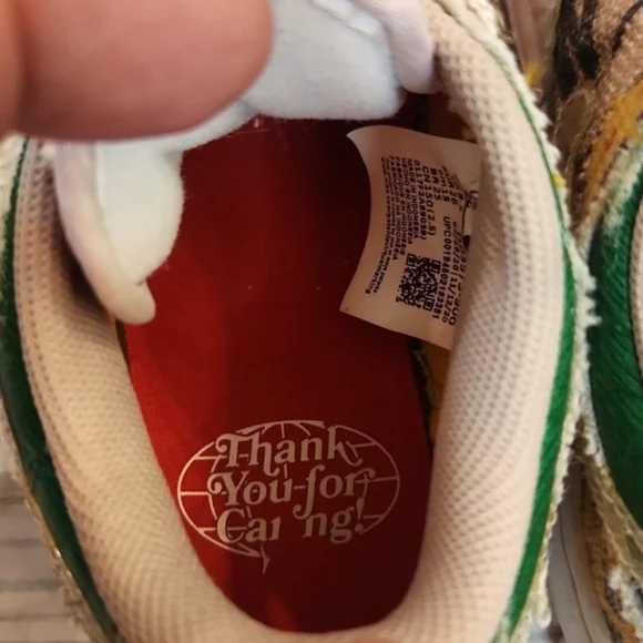 Toddler Nike Dunk Low Special Edition "City Market" sneakers size 9.